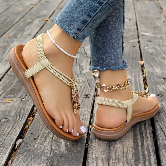 Toe Post Flats Sandals