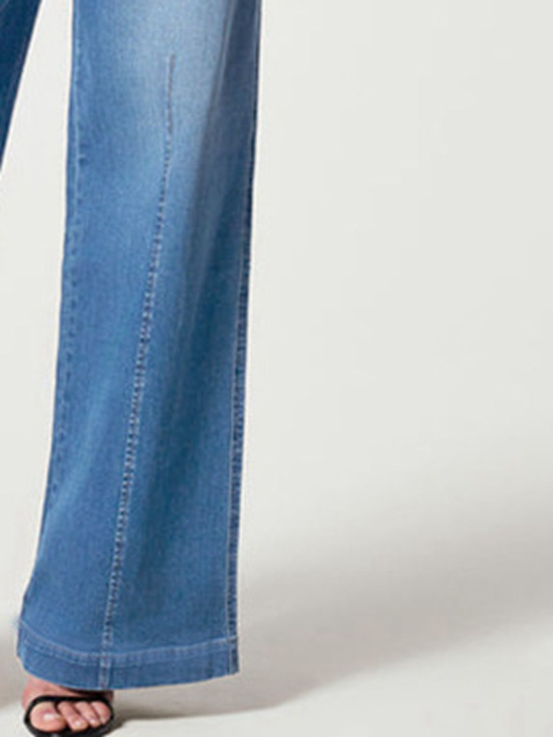 Wide Leg Long Jeans