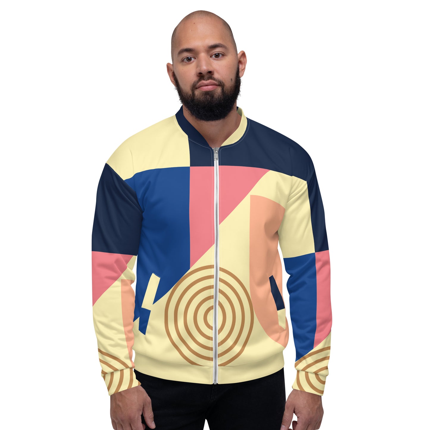 Multi-Color Bomber Jacket