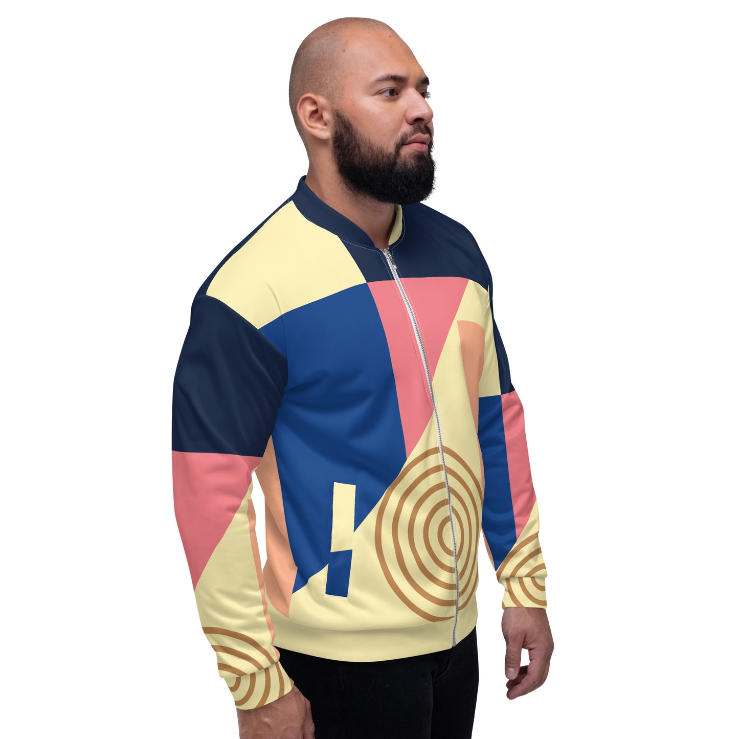 Multi-Color Bomber Jacket