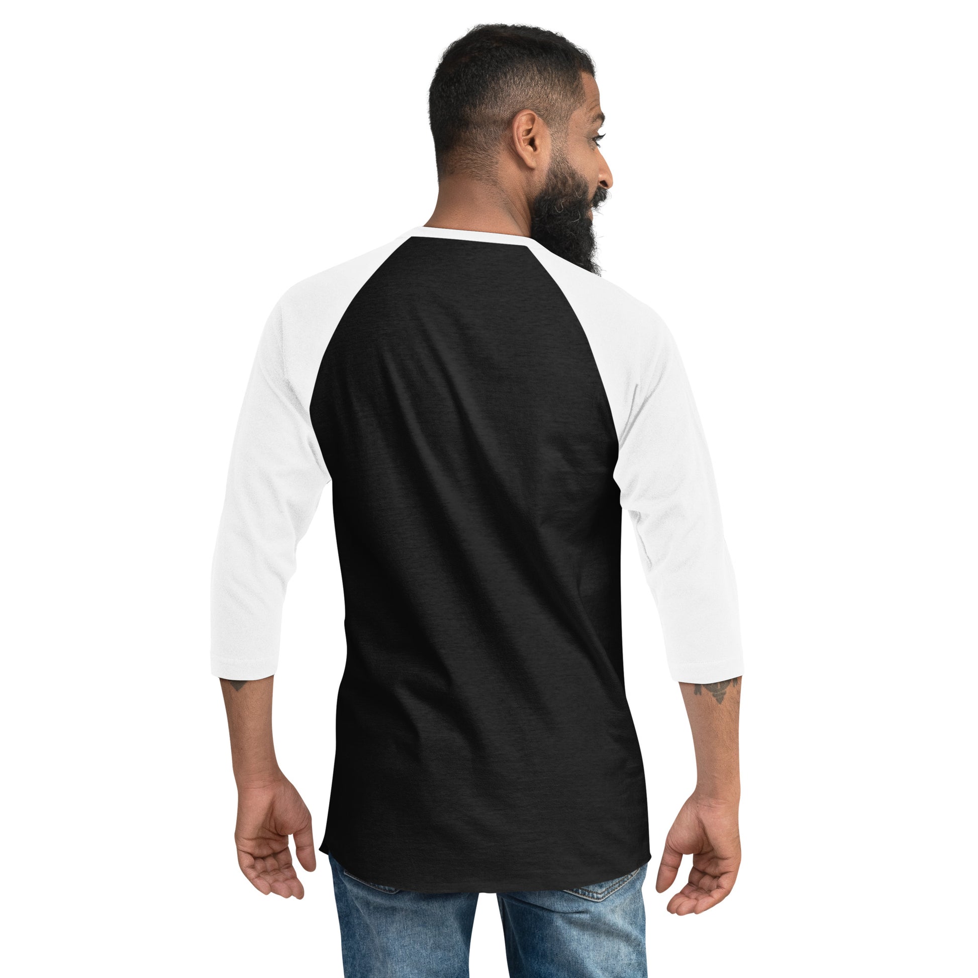 3/4 sleeve Raglan B'ball Shirt Men's Back