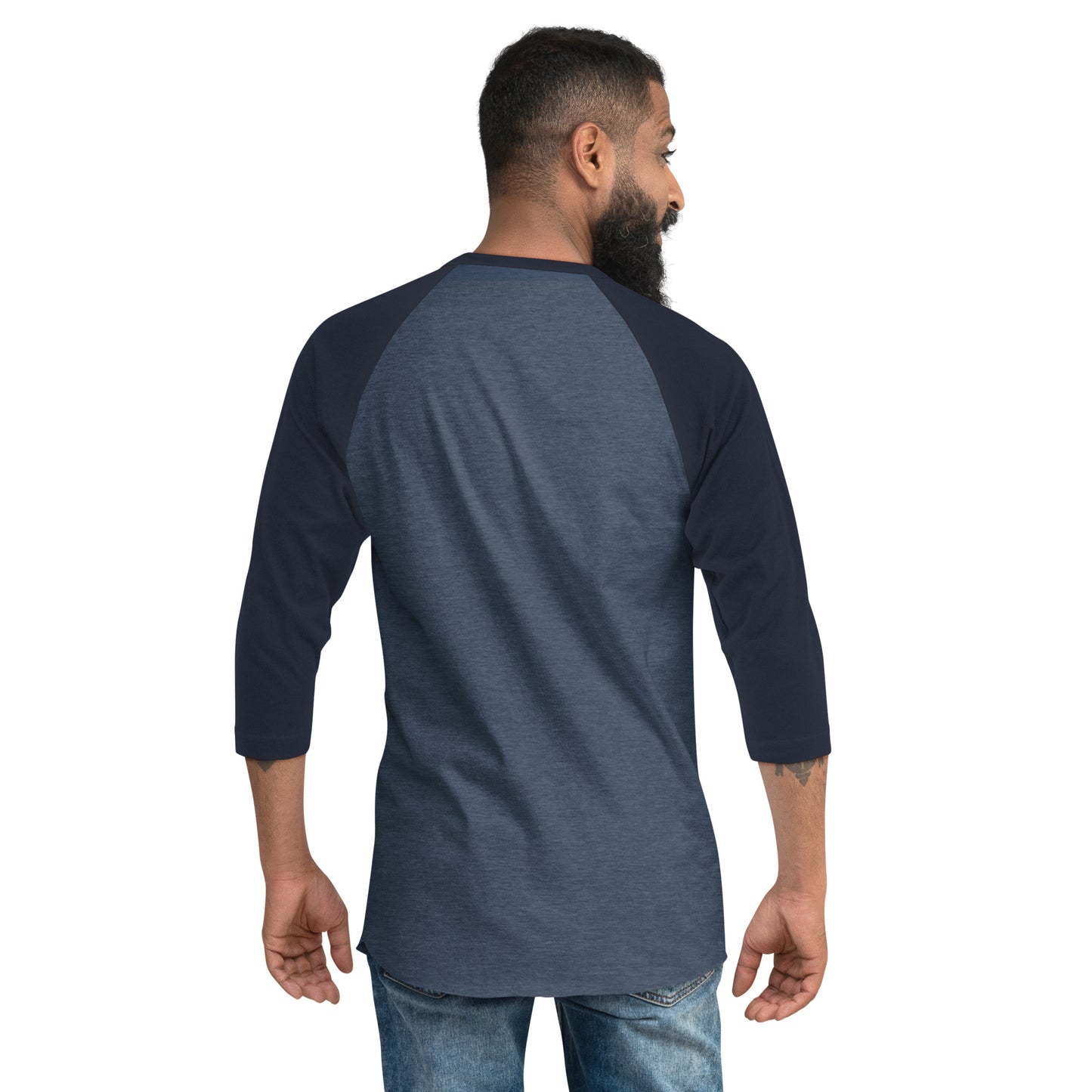 3/4 sleeve Raglan B'ball Shirt Men's Back