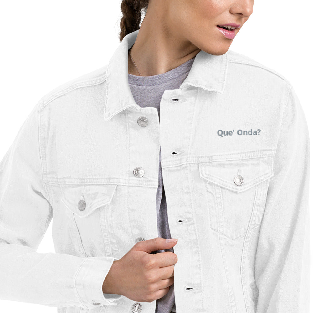 Women's Denim Jacket Que' Onda?