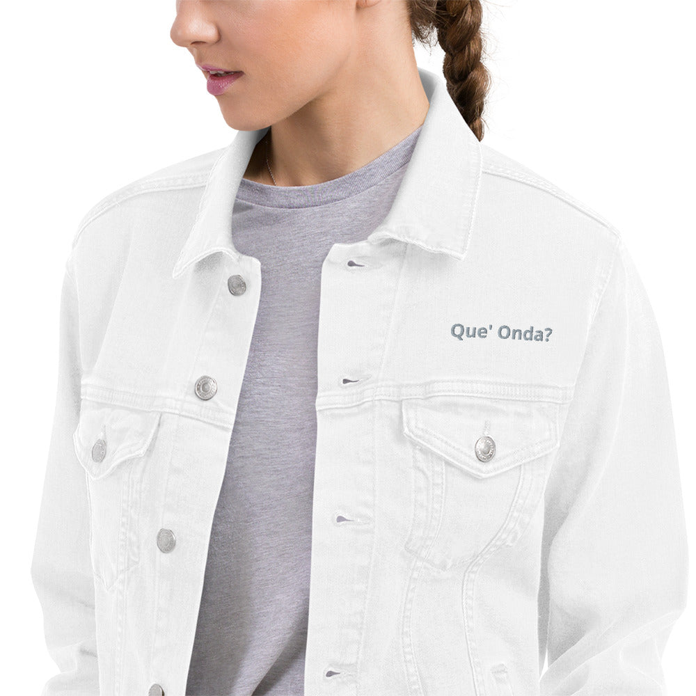 Women's Denim Jacket Que' Onda?